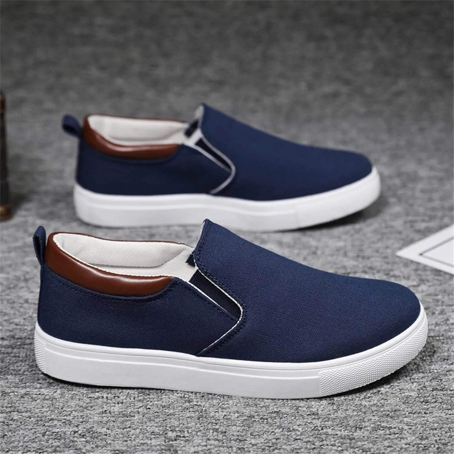 Men's Stretch Memory Foam Shoes Breathable and Light Outdoor Comfy Walking Shoe Business Casual Versatile Shoes