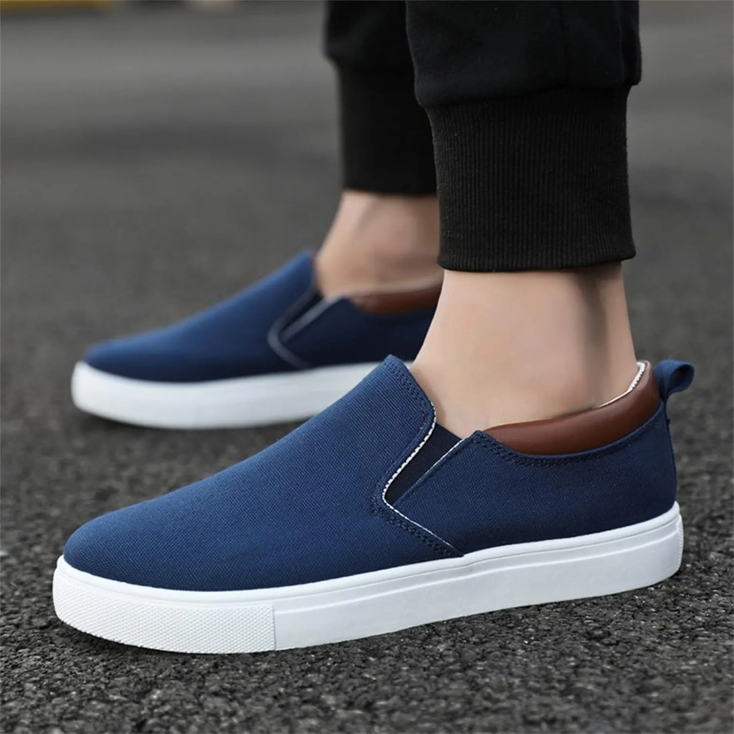 Men's Stretch Memory Foam Shoes Breathable and Light Outdoor Comfy Walking Shoe Business Casual Versatile Shoes