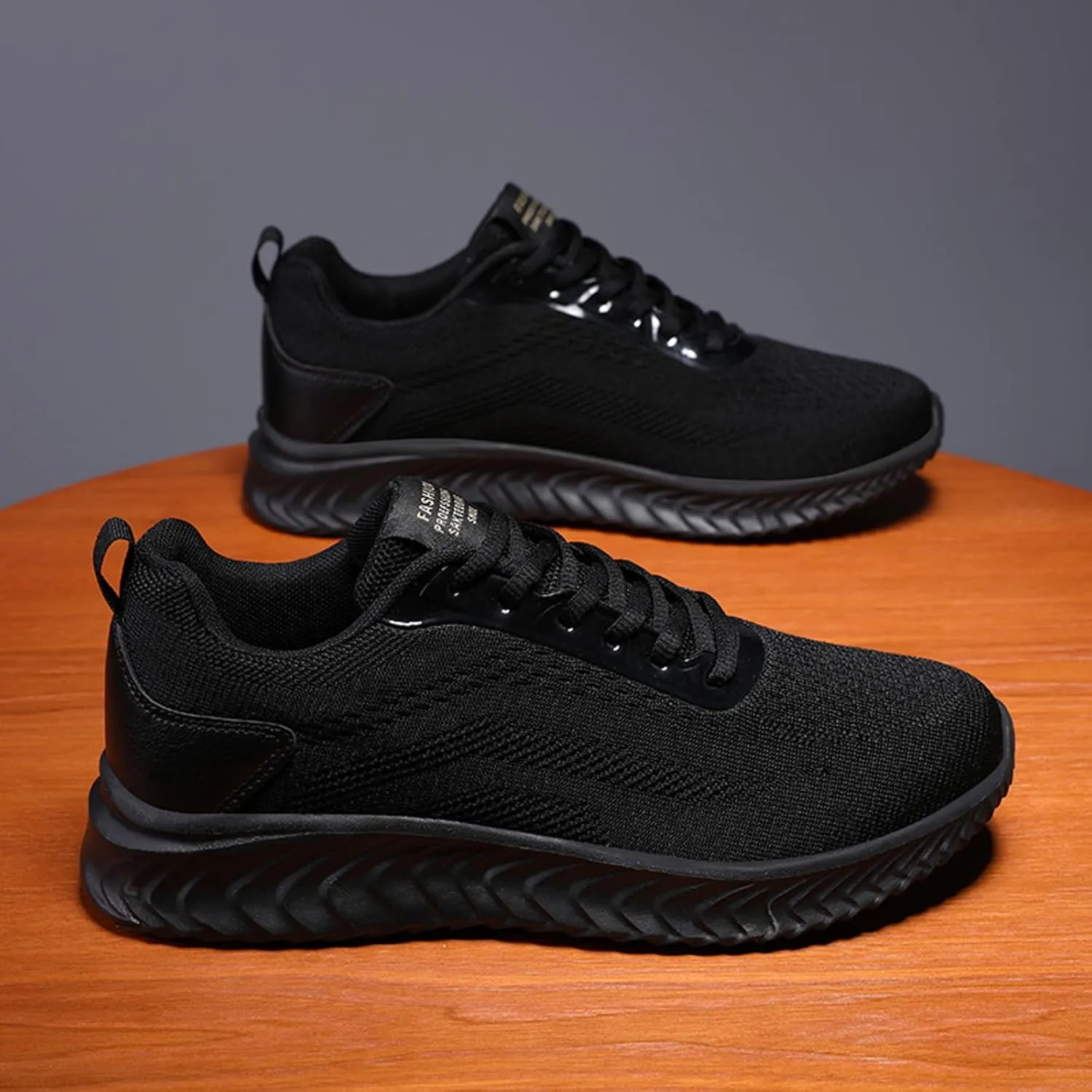 Men's Stretch Memory Foam Shoes Breathable and Light Outdoor Comfy Walking Shoe Men's Arch Support Insole Shoes