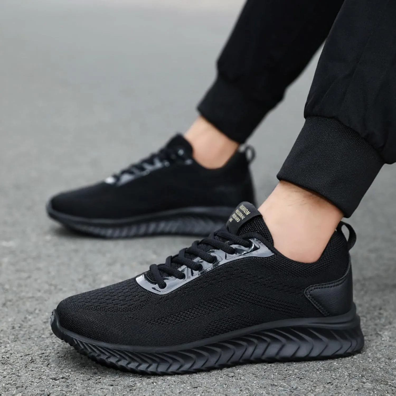 Men's Stretch Memory Foam Shoes Breathable and Light Outdoor Comfy Walking Shoe Men's Arch Support Insole Shoes