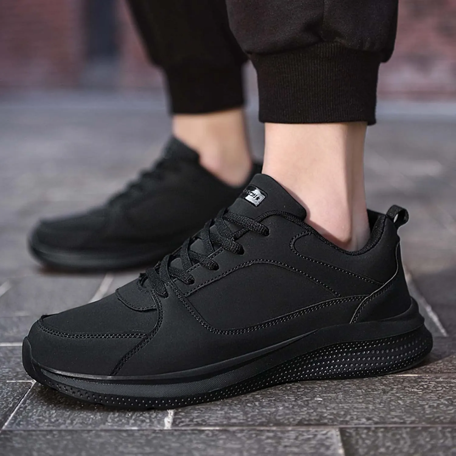 Men's Stretch Memory Foam Shoes Breathable and Light Outdoor Comfy Walking Shoe Men's Comfortable Canvas Shoes