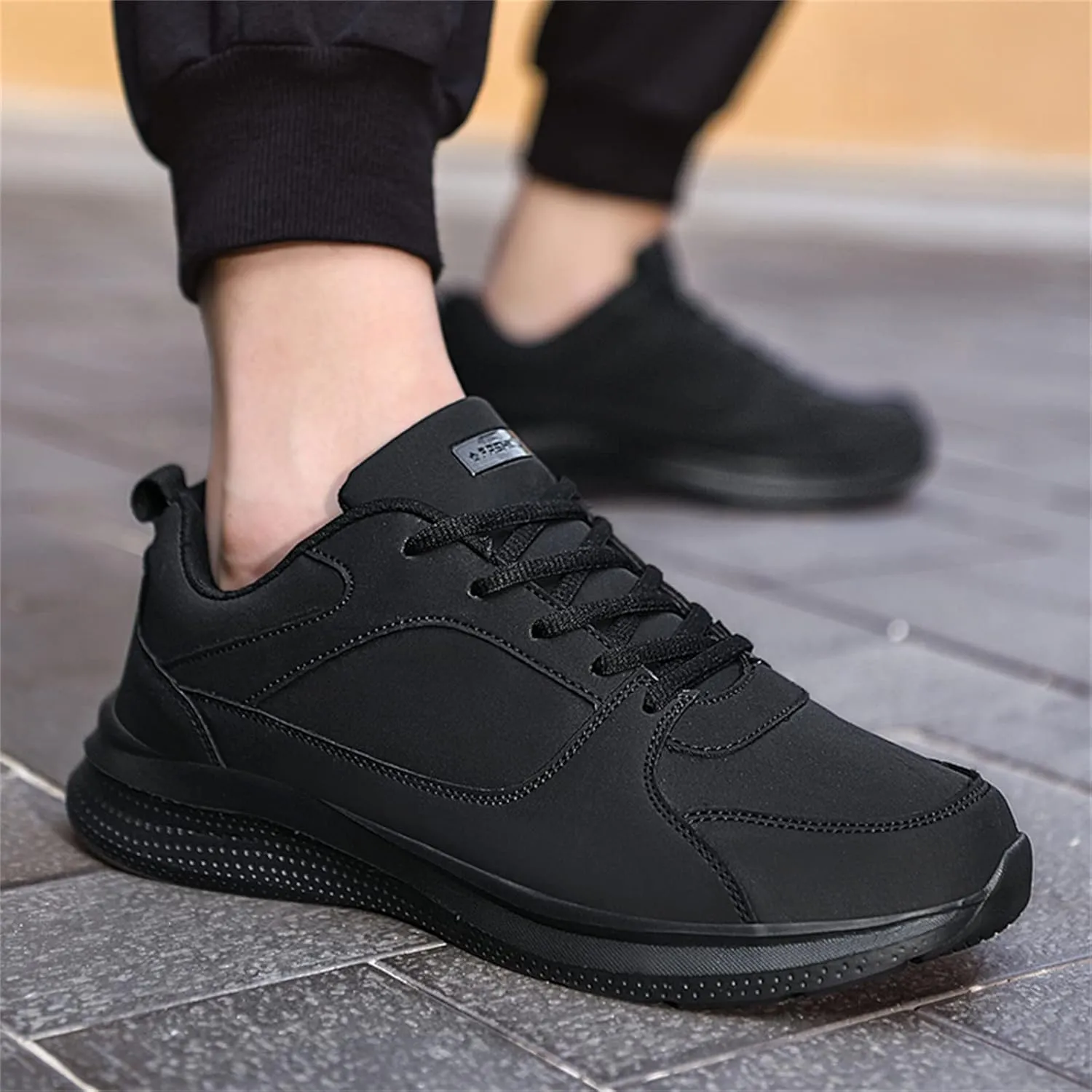 Men's Stretch Memory Foam Shoes Breathable and Light Outdoor Comfy Walking Shoe Men's Comfortable Canvas Shoes