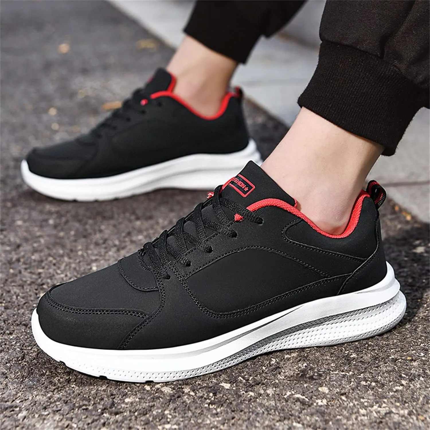 Men's Stretch Memory Foam Shoes Breathable and Light Outdoor Comfy Walking Shoe Men's Comfortable Canvas Shoes