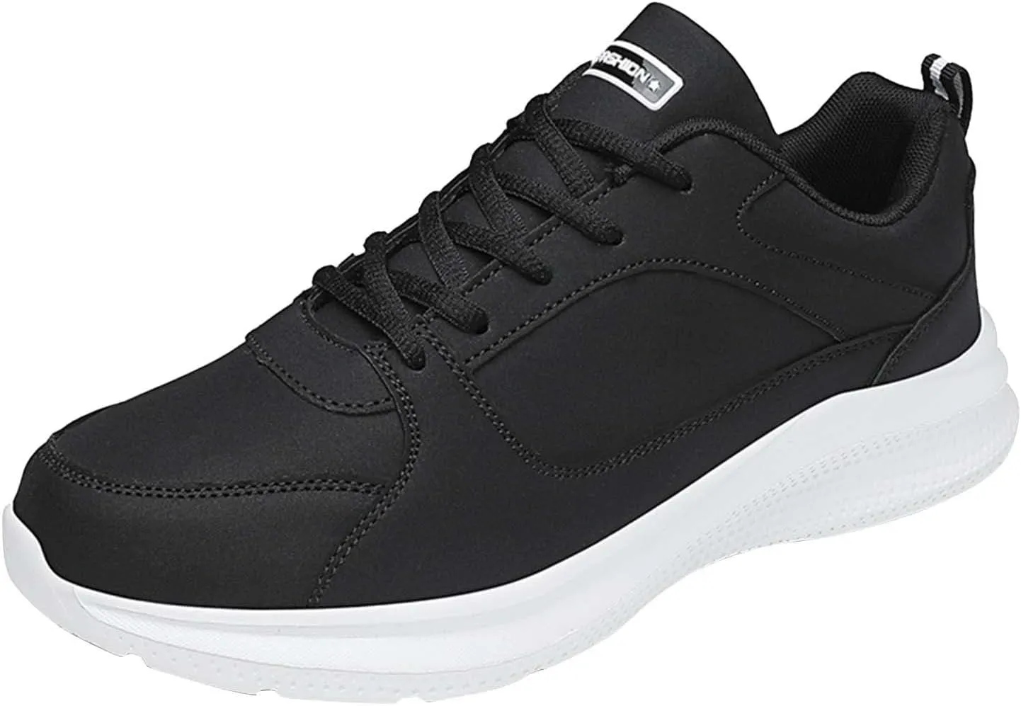 Men's Stretch Memory Foam Shoes Breathable and Light Outdoor Comfy Walking Shoe Men's Comfortable Canvas Shoes