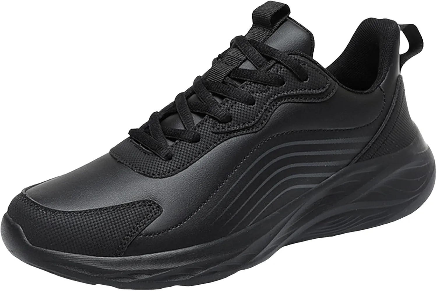 Men's Stretch Memory Foam Shoes Breathable Casual Comfortable Walking Sneaker Arch Support Sports Shoes for Men