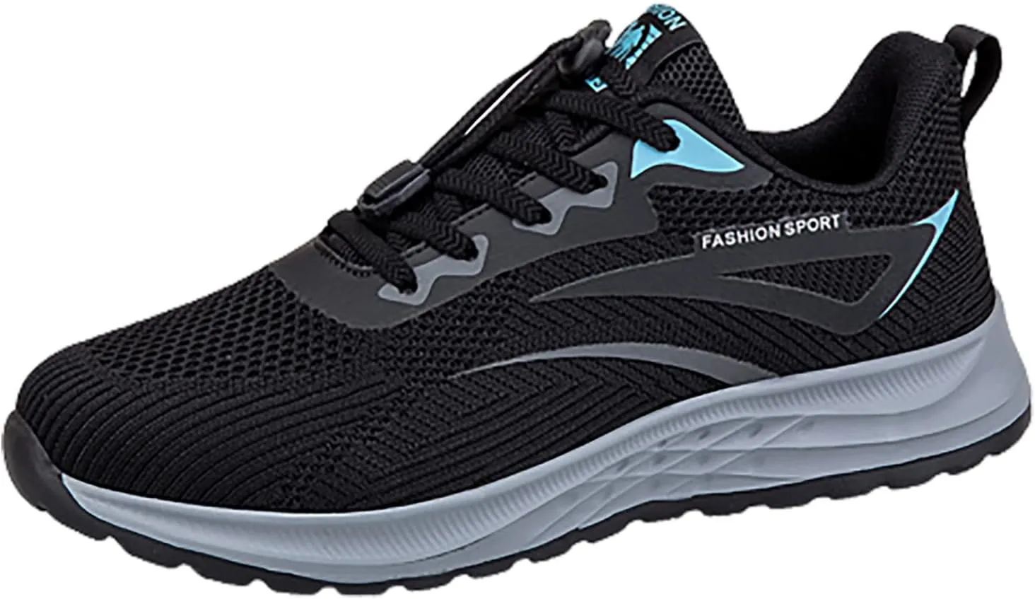 Men's Stretch Memory Foam Shoes Breathable Casual Comfortable Walking Sneaker Breathable Lace Up Shoes for Men