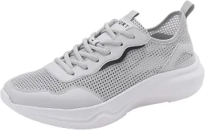 Men's Stretch Memory Foam Shoes Breathable Casual Comfortable Walking Sneaker Lightweight Elderly Slip on Shoes