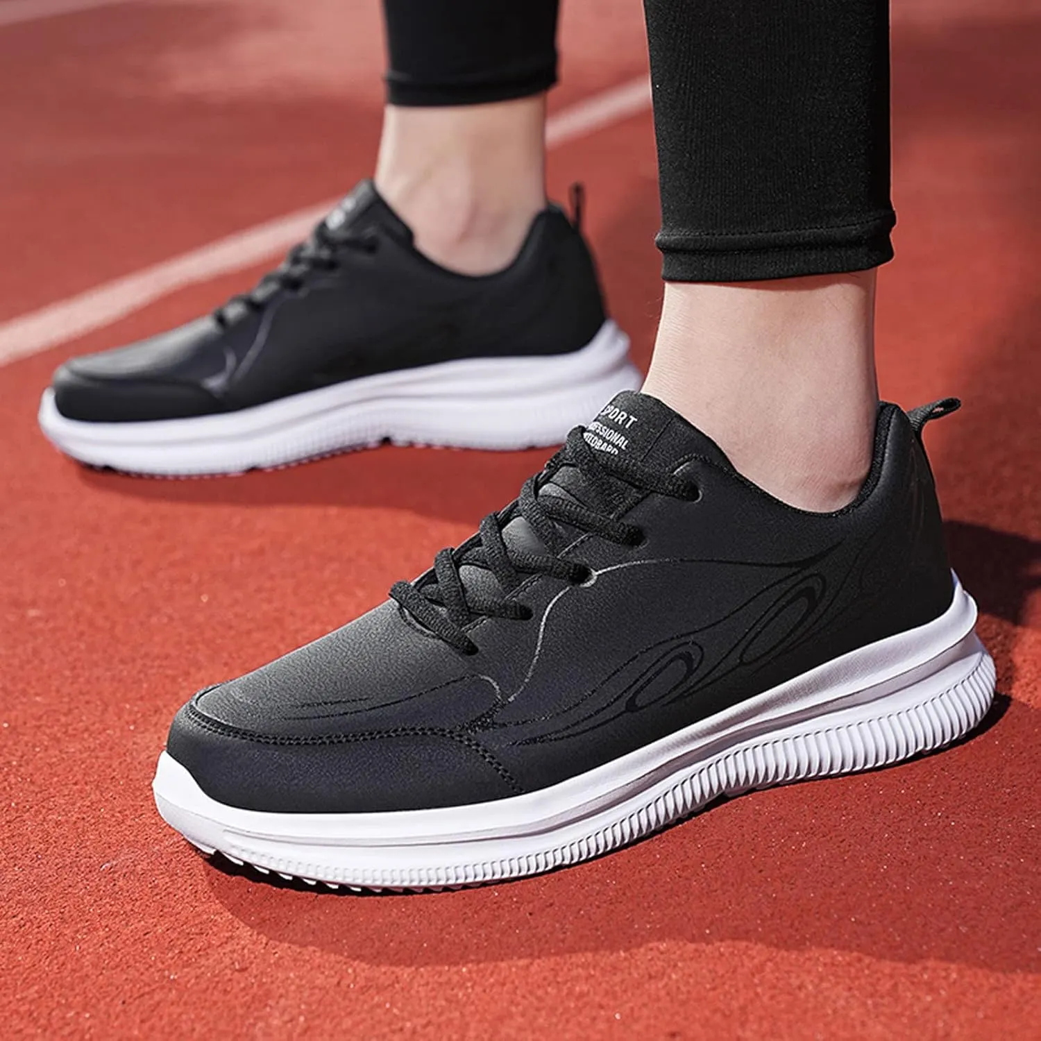 Men's Stretch Memory Foam Shoes Breathable Casual Comfortable Walking Sneaker Outdoor Non Slip Jogging Sneakers