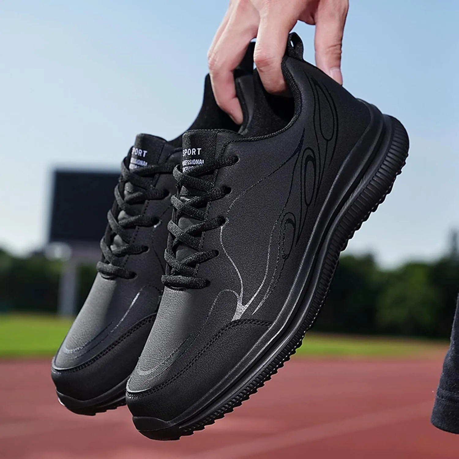 Men's Stretch Memory Foam Shoes Breathable Casual Comfortable Walking Sneaker Outdoor Non Slip Jogging Sneakers