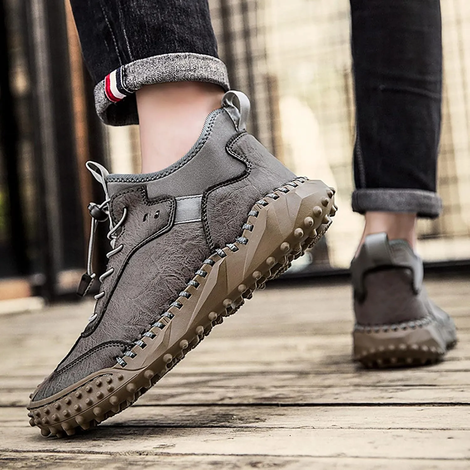 Men's Stretch Memory Foam Shoes Casual Sneaker Mesh Breathable Walking Shoe Men's Lightweight Cushion Sneakers