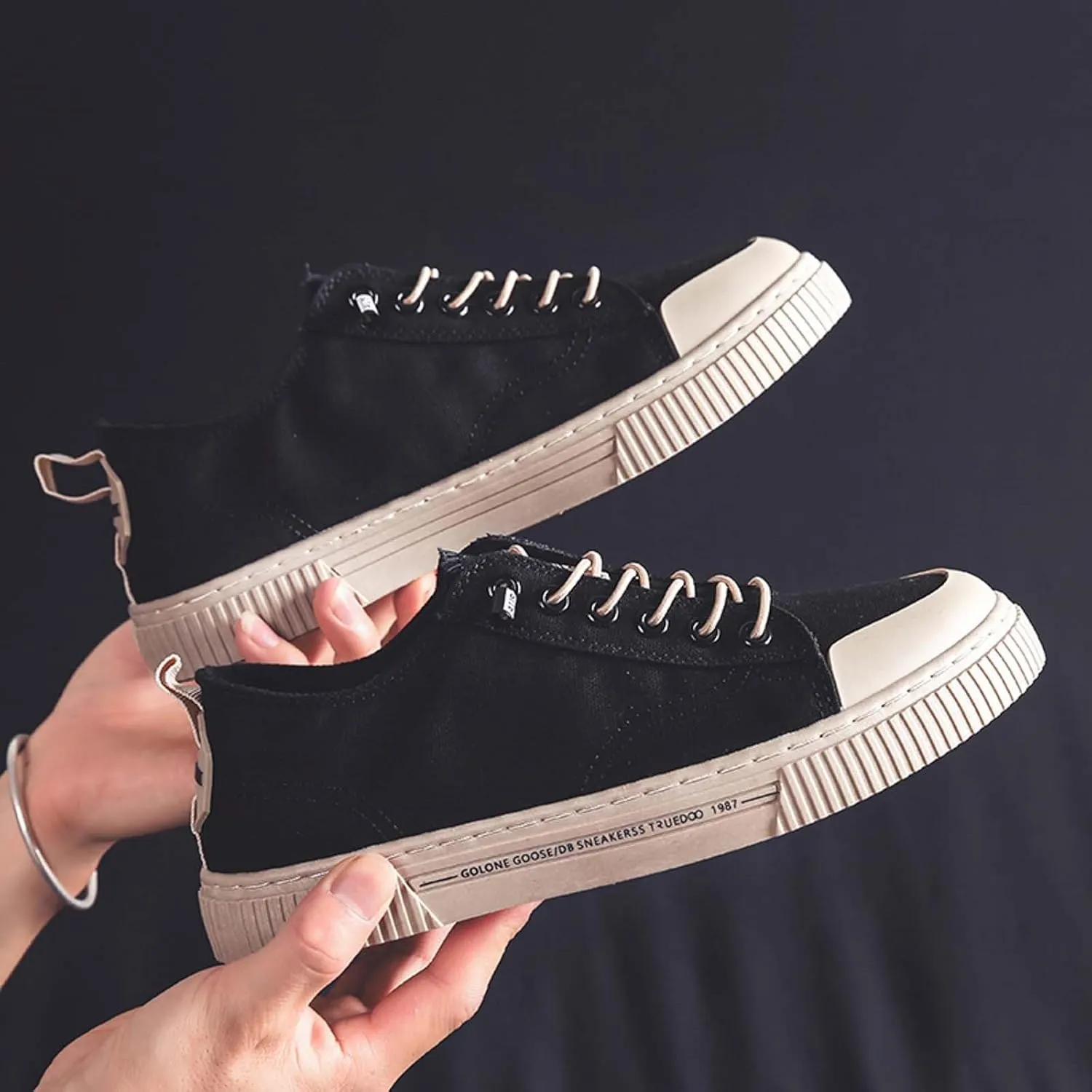 Men's Stretch Memory Foam Shoes Lightweight Breathable Walking Shoe Gym Tennis Breathable Lace Up Shoes for Men