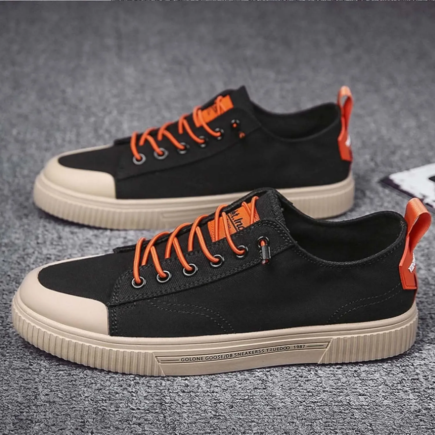 Men's Stretch Memory Foam Shoes Lightweight Breathable Walking Shoe Gym Tennis Breathable Lace Up Shoes for Men