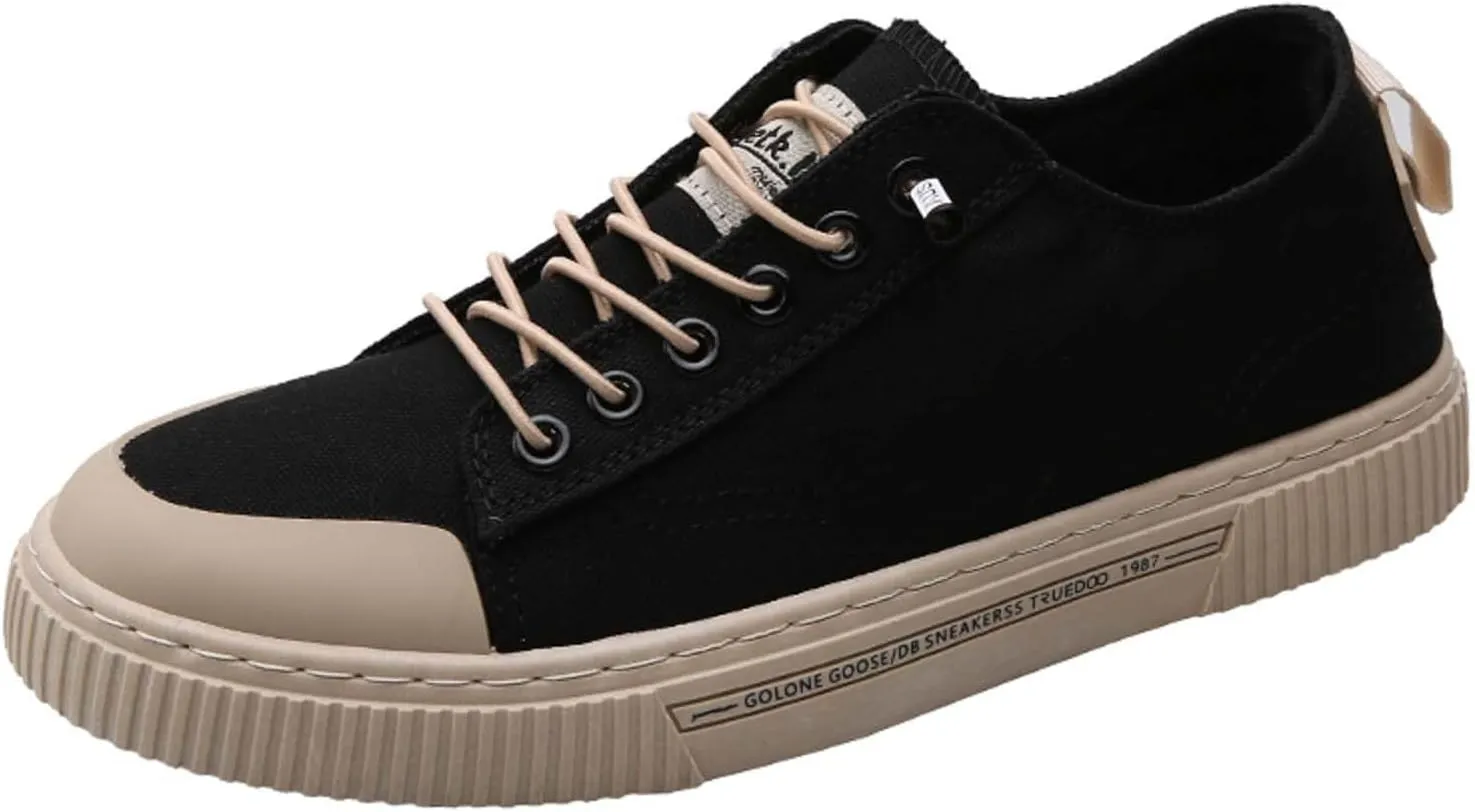 Men's Stretch Memory Foam Shoes Lightweight Breathable Walking Shoe Gym Tennis Breathable Lace Up Shoes for Men