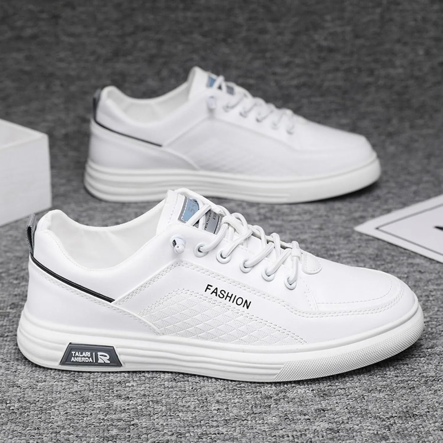Men's Stretch Memory Foam Shoes Lightweight Sport Gym Jogging Walking Sneaker Breathable Lace Up Shoes for Men