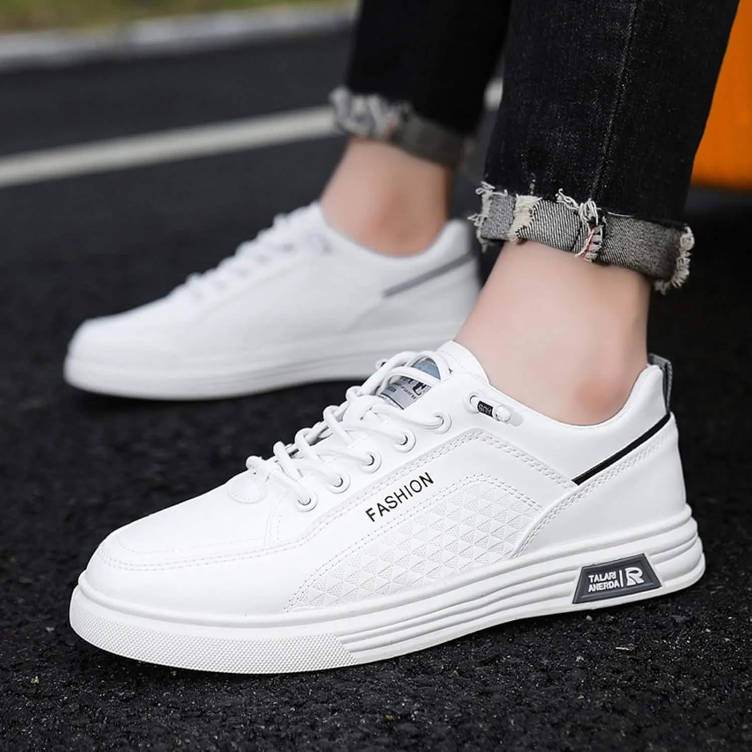 Men's Stretch Memory Foam Shoes Lightweight Sport Gym Jogging Walking Sneaker Breathable Lace Up Shoes for Men