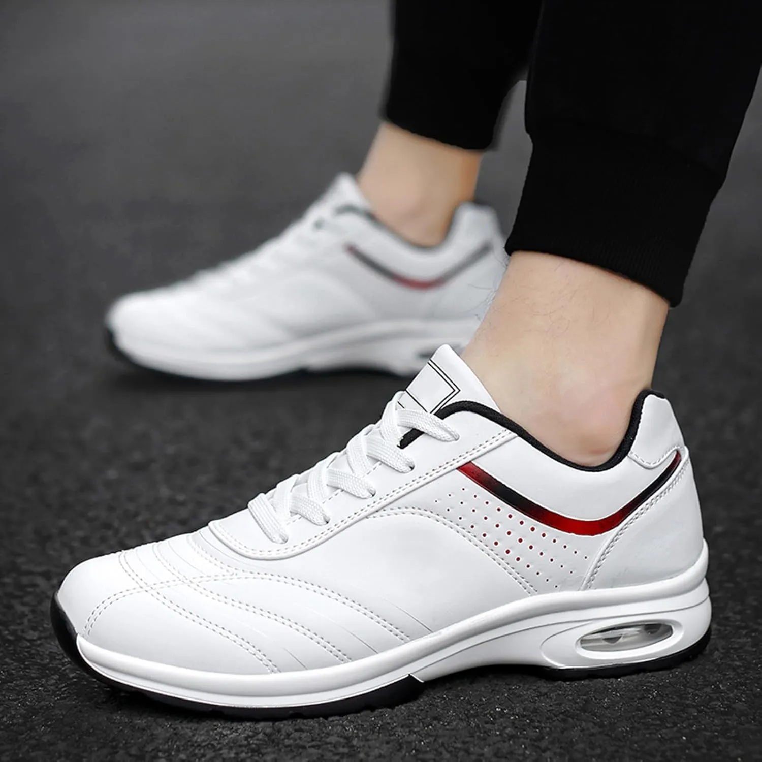 Men's Stretch Memory Foam Shoes Recovery Air Athletic Running Tennis Shoe Lightweight Non Slip Sneakers for Men