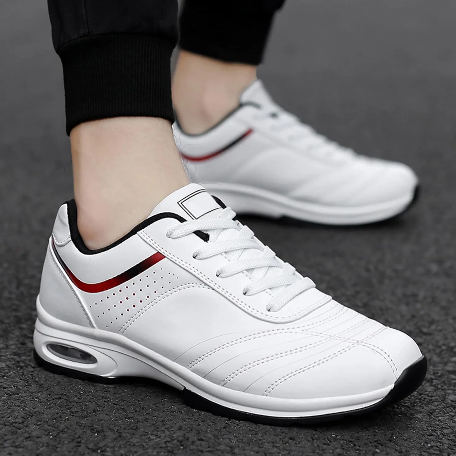 Men's Stretch Memory Foam Shoes Recovery Air Athletic Running Tennis Shoe Lightweight Non Slip Sneakers for Men