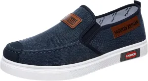 Men's Stretch Memory Foam Shoes Slip On Lightweight Breathable Fashion Sneaker Convenient Elderly Slip On Shoes