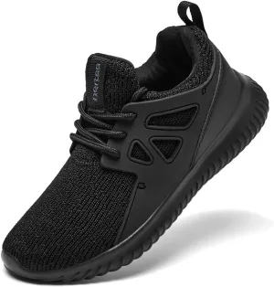 nerteo Girls Shoes Slip on Boys Kids Sneakers Lightweight Tennis Running Walking Gym Fashion Shoes for Little Kid/Big Kid