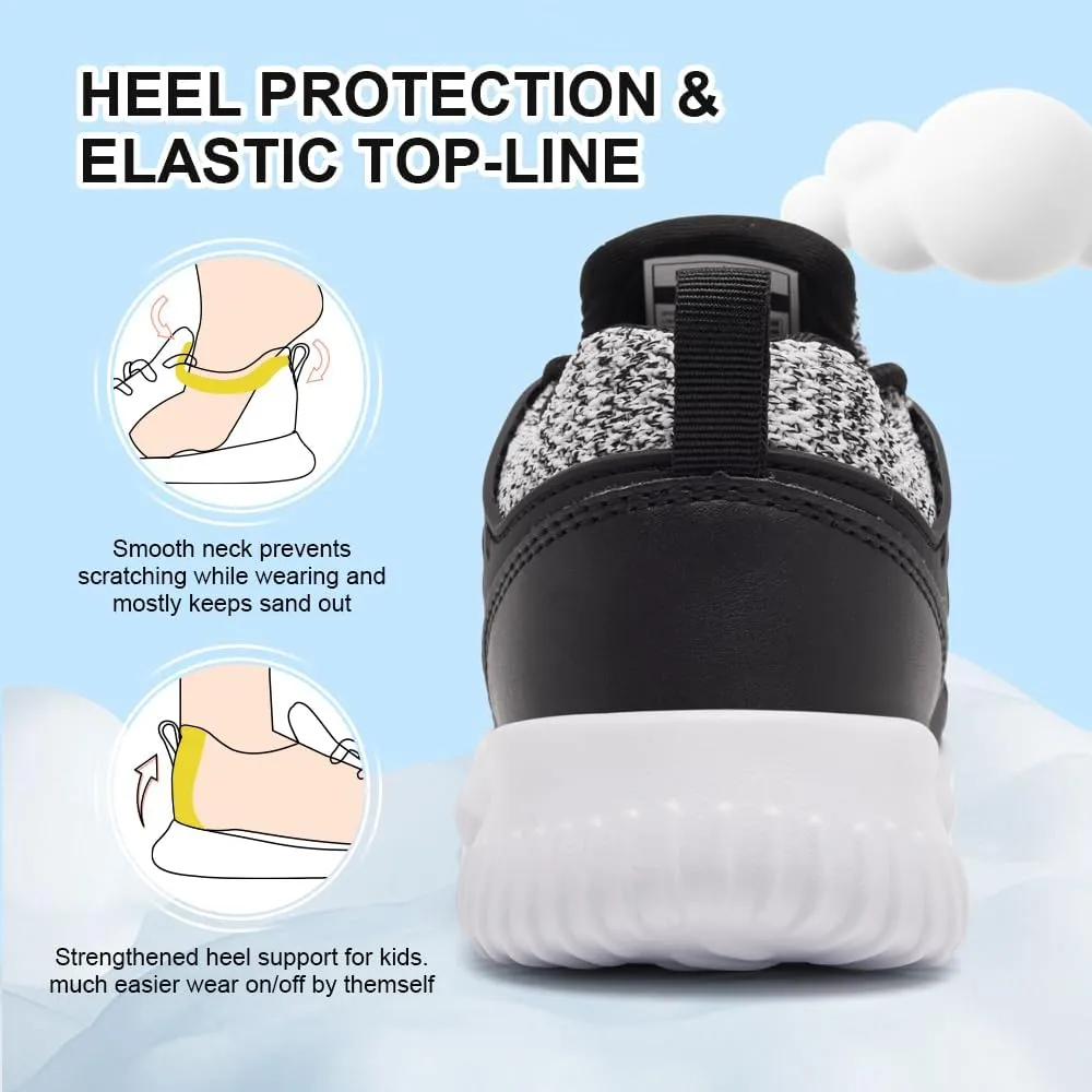 nerteo Kids Tennis Shoes |Running Athletic Footwear for Boys & Girls | Lightweight Breathable Walking Gym Sneakers for Little Kid/Big Kid