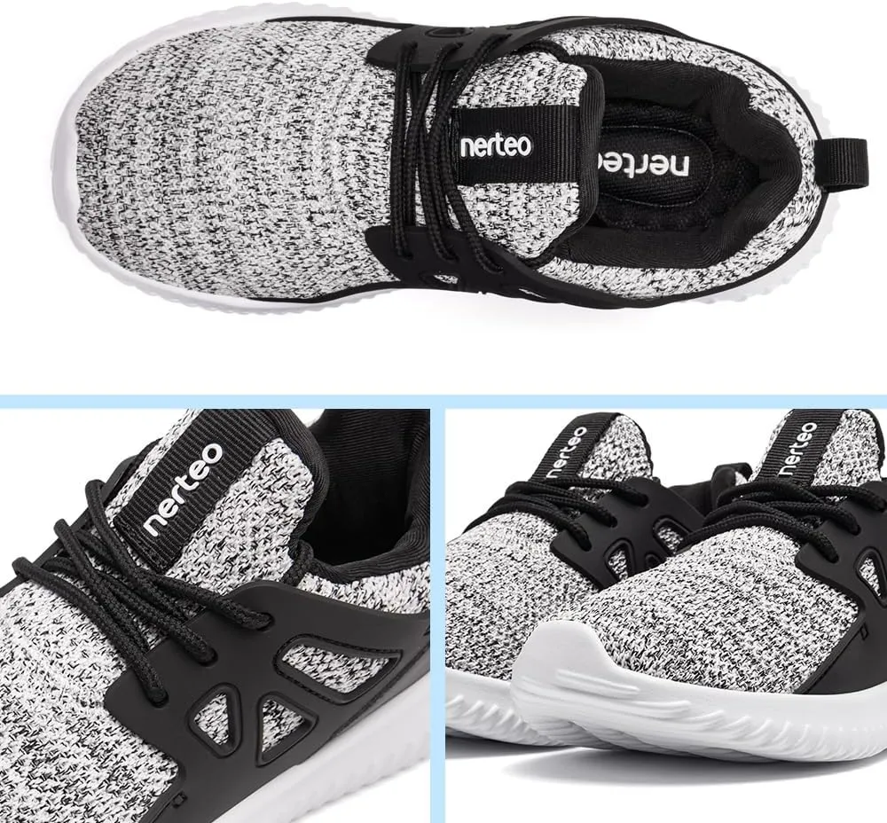 nerteo Kids Tennis Shoes |Running Athletic Footwear for Boys & Girls | Lightweight Breathable Walking Gym Sneakers for Little Kid/Big Kid