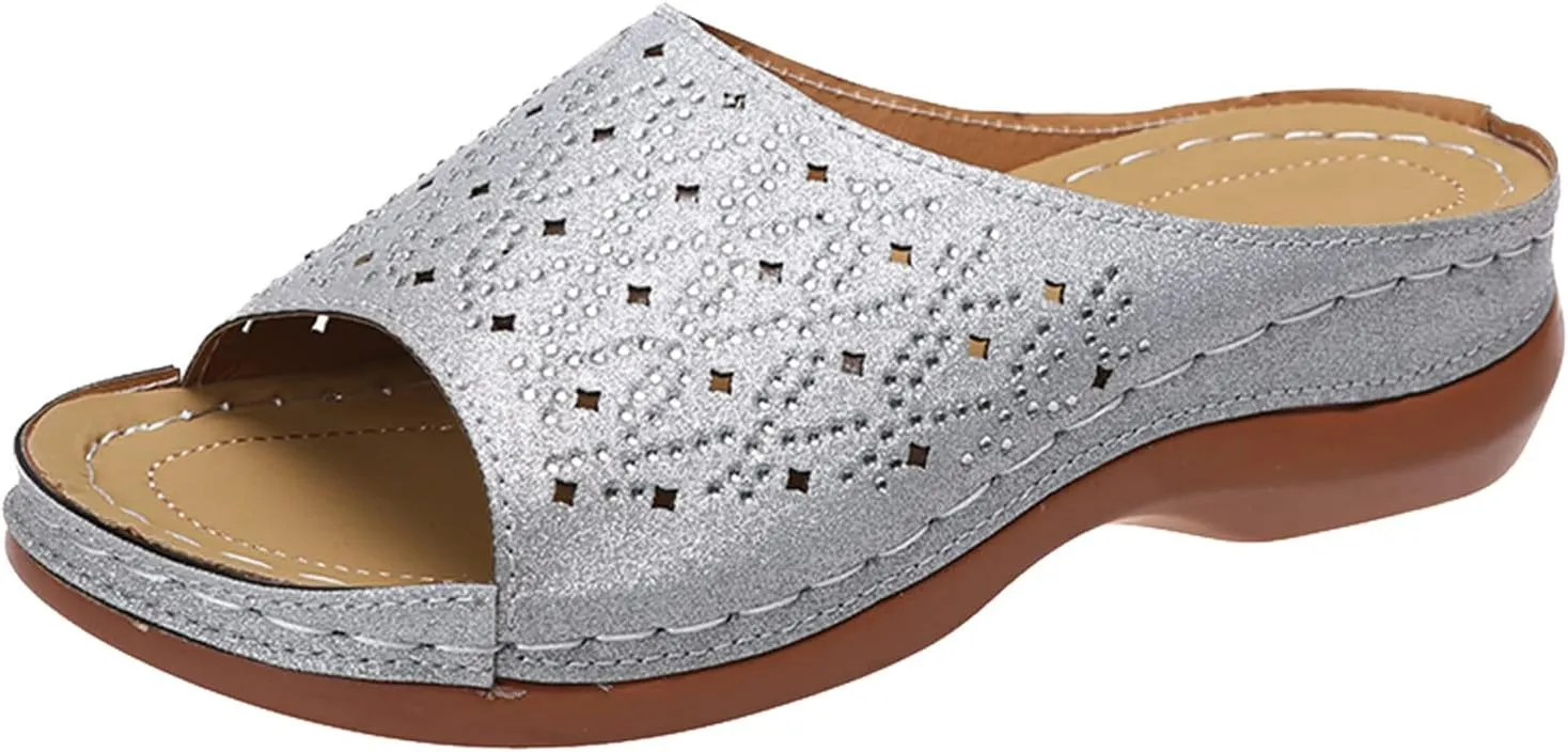 Orthopedic Sandals for Women 2025 Wide Feet Orthotic Beach Sandals for Women Summer Sandals Dressy Orthotic Walking Sandals Women Comfort Beach Orthopedic Cute Summer Sandals for Women 2025