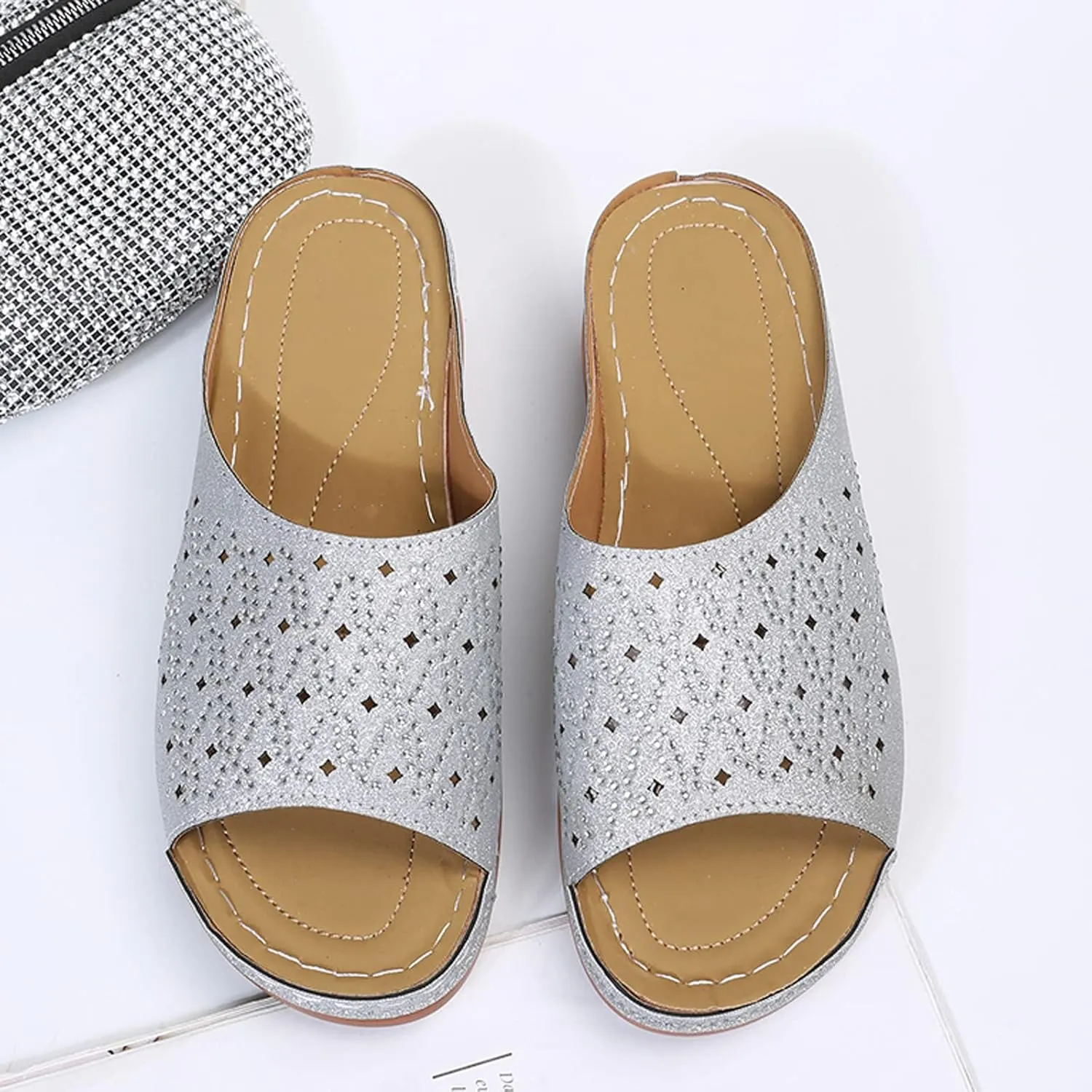 Orthopedic Sandals for Women 2025 Wide Feet Orthotic Beach Sandals for Women Summer Sandals Dressy Orthotic Walking Sandals Women Comfort Beach Orthopedic Cute Summer Sandals for Women 2025