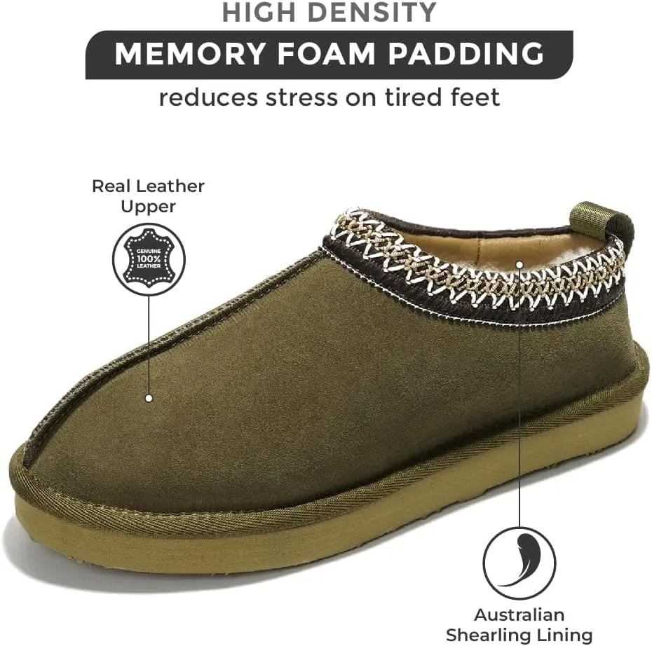 Project Cloud Slippers for Women Genuine Australian Sheepskin & Real Shearling Fur Women's Slippers - Memory Foam Womens Slippers - Fuzzy Slippers Gifts for Women Footwear (Nerita)