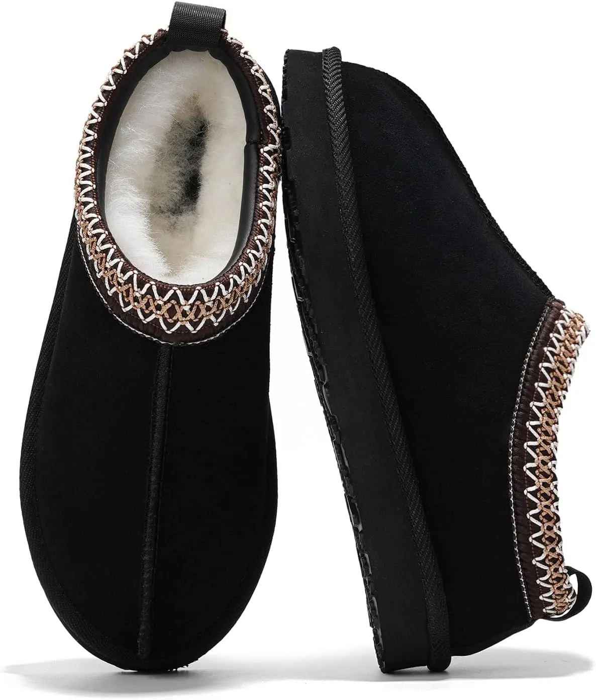Project Cloud Slippers for Women Genuine Australian Sheepskin & Real Shearling Fur Women's Slippers - Memory Foam Womens Slippers - Fuzzy Slippers Gifts for Women Footwear (Nerita)