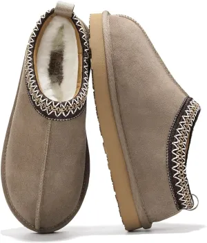 Project Cloud Slippers for Women Genuine Australian Sheepskin & Real Shearling Fur Women's Slippers - Memory Foam Womens Slippers - Fuzzy Slippers Gifts for Women Footwear (Nerita)
