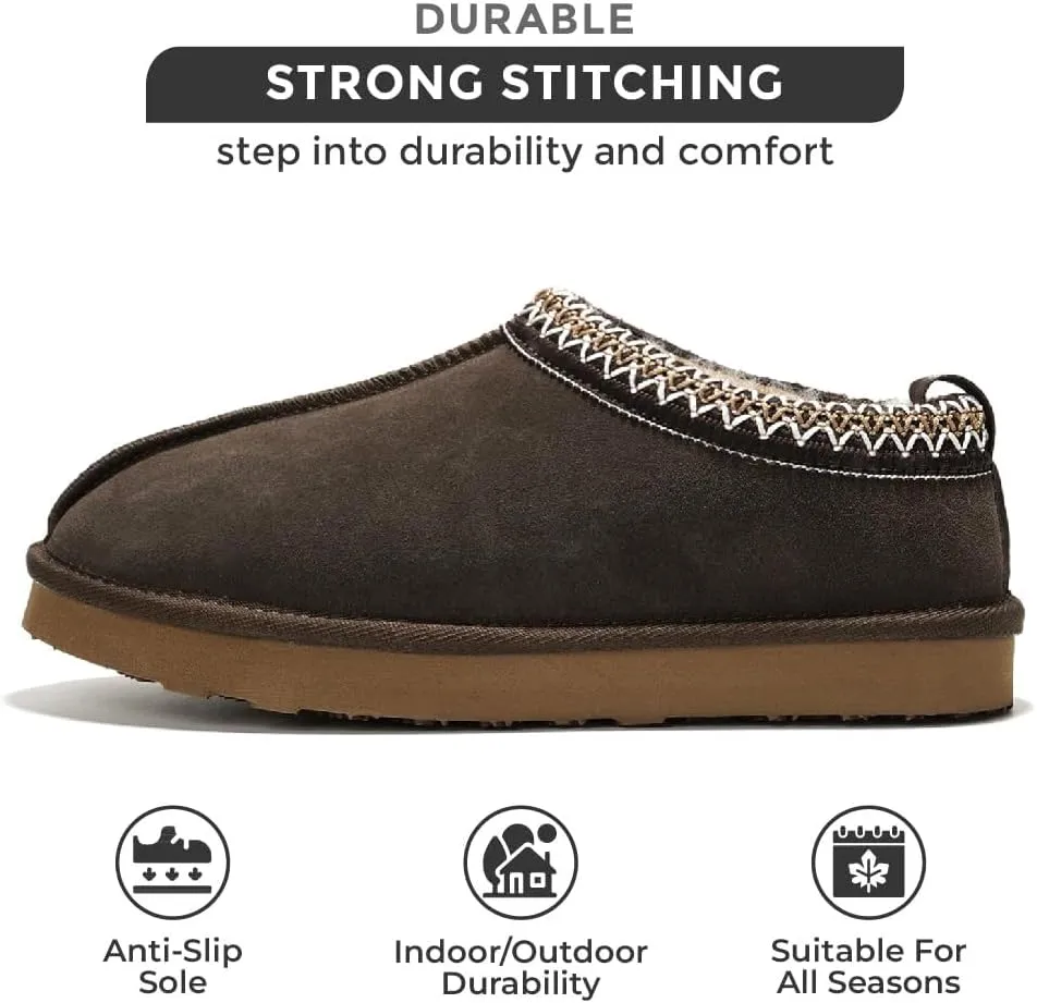 Project Cloud Slippers for Women Genuine Australian Sheepskin & Real Shearling Fur Women's Slippers - Memory Foam Womens Slippers - Fuzzy Slippers Gifts for Women Footwear (Nerita)