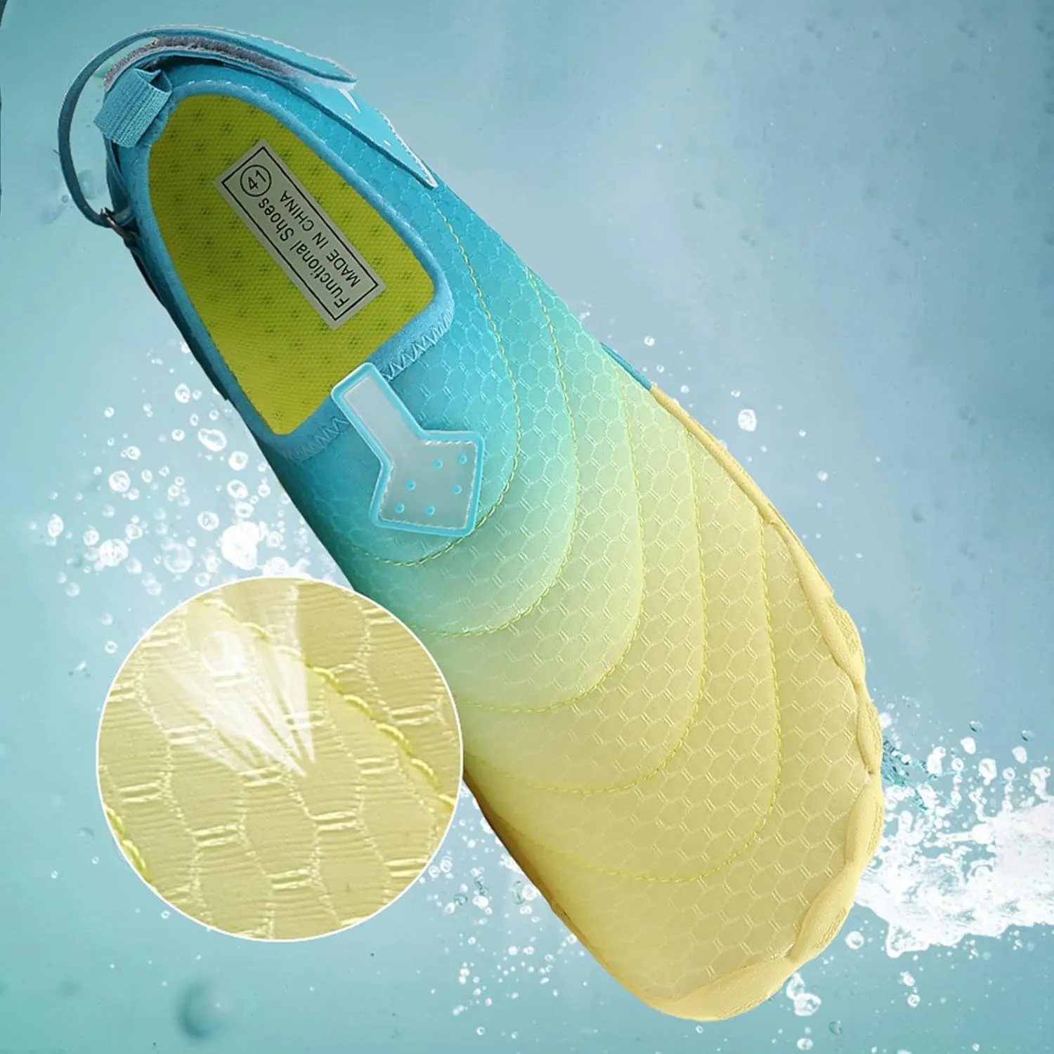 Quick Dry Swim Shoes for Men Women Barefoot Aqua Water Beach Pool Surf Hiking Kayaking Diving Yoga Outdoor Sports Lightweight