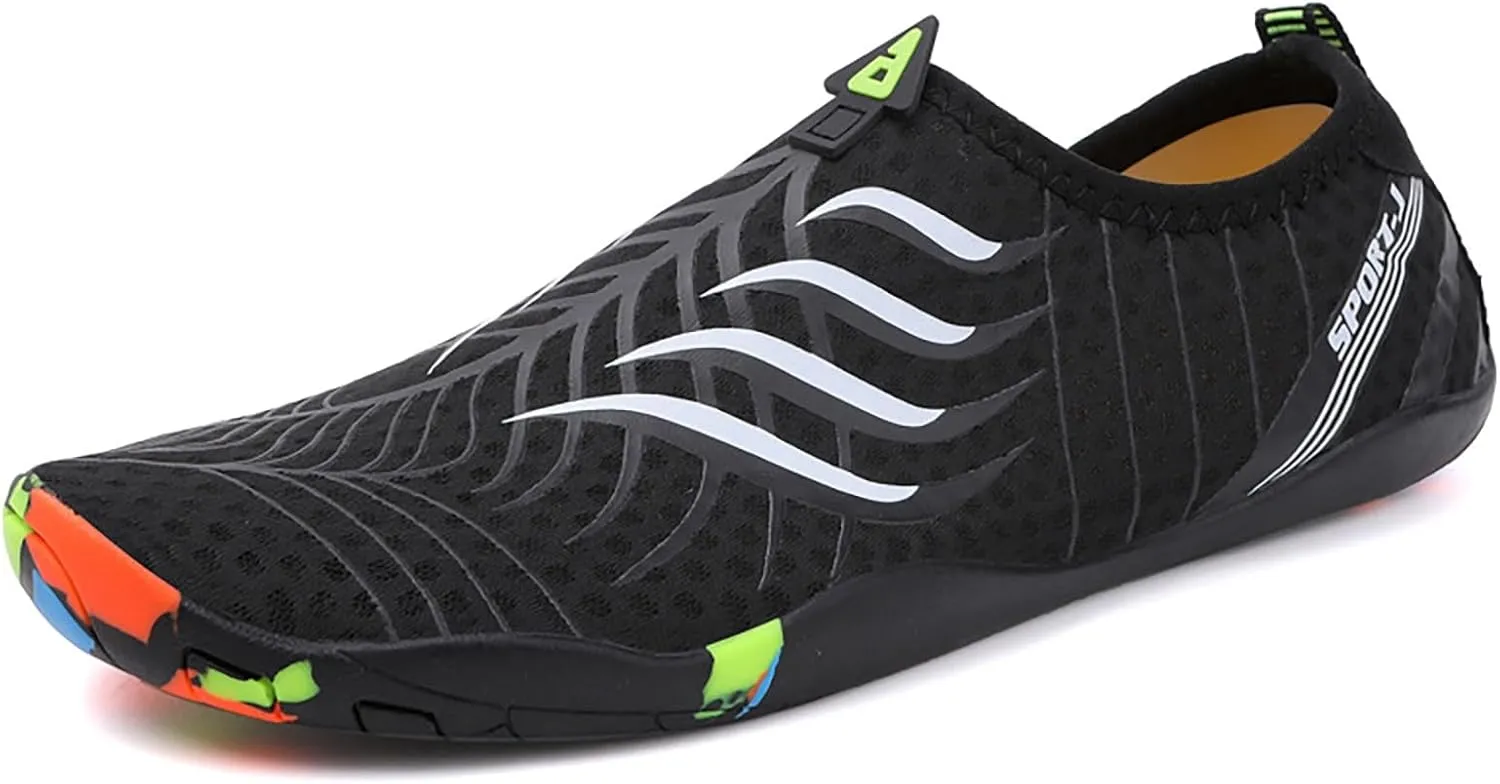 Quick Dry Water Shoes Mens Womens Barefoot Aqua Socks Swim Beach Pool Shoes Lightweight Outdoor Sports Hiking Surf Yoga Footwear