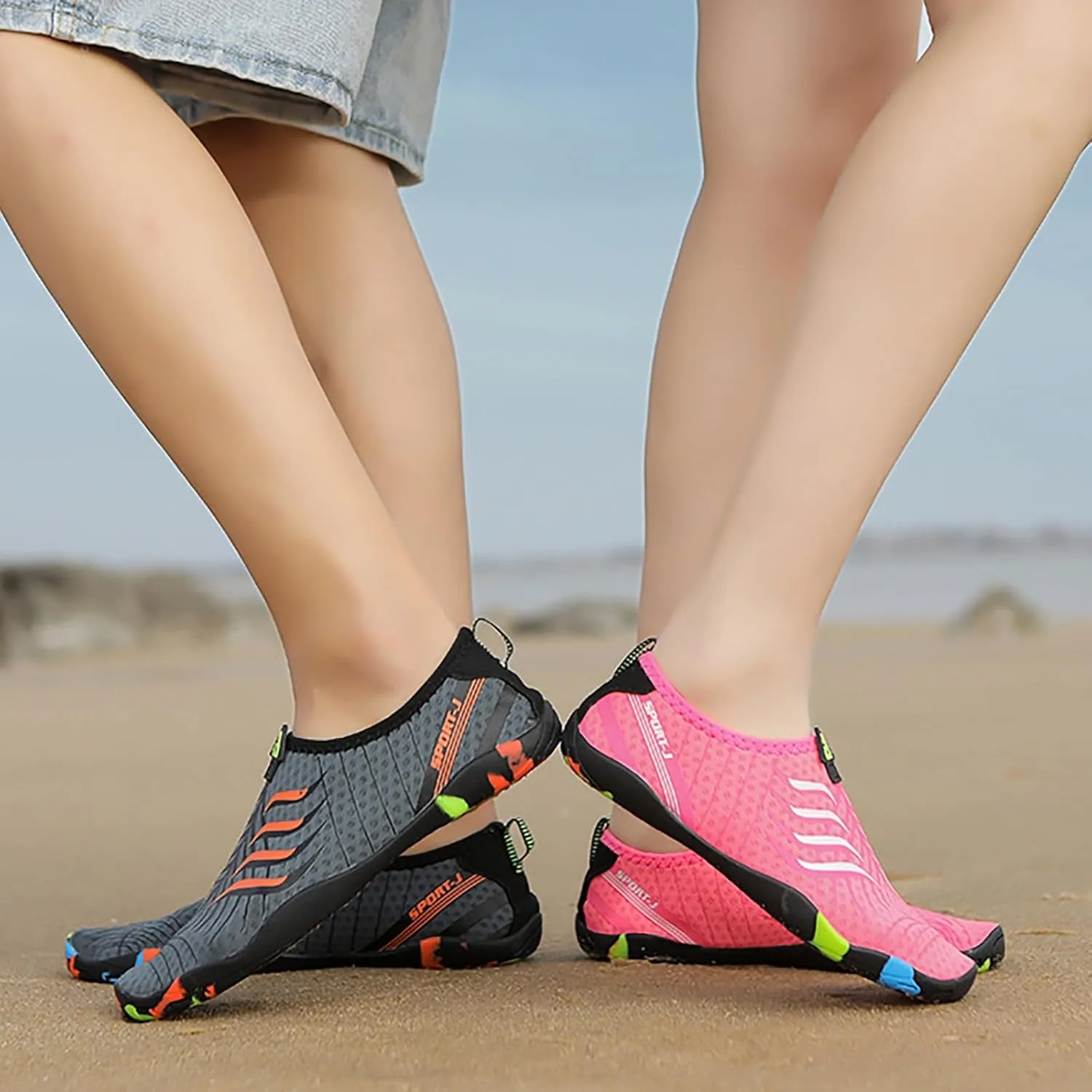 Quick Dry Water Shoes Mens Womens Barefoot Aqua Socks Swim Beach Pool Shoes Lightweight Outdoor Sports Hiking Surf Yoga Footwear
