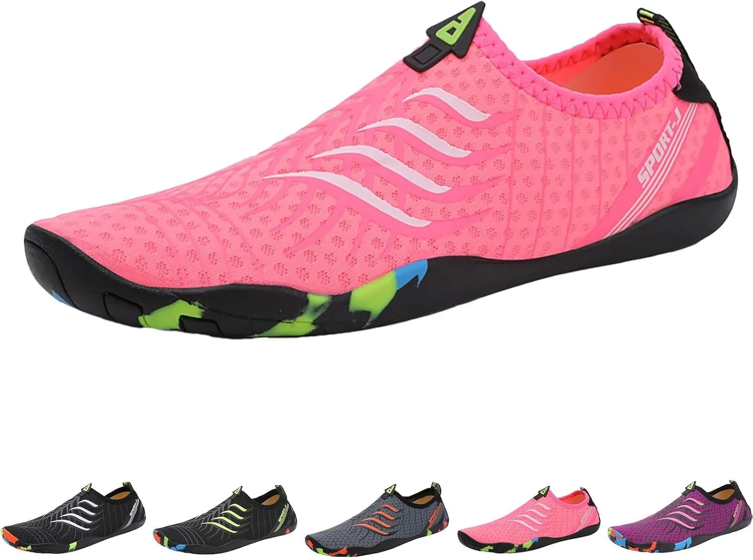 Quick Dry Water Shoes Mens Womens Barefoot Aqua Socks Swim Beach Pool Shoes Lightweight Outdoor Sports Hiking Surf Yoga Footwear