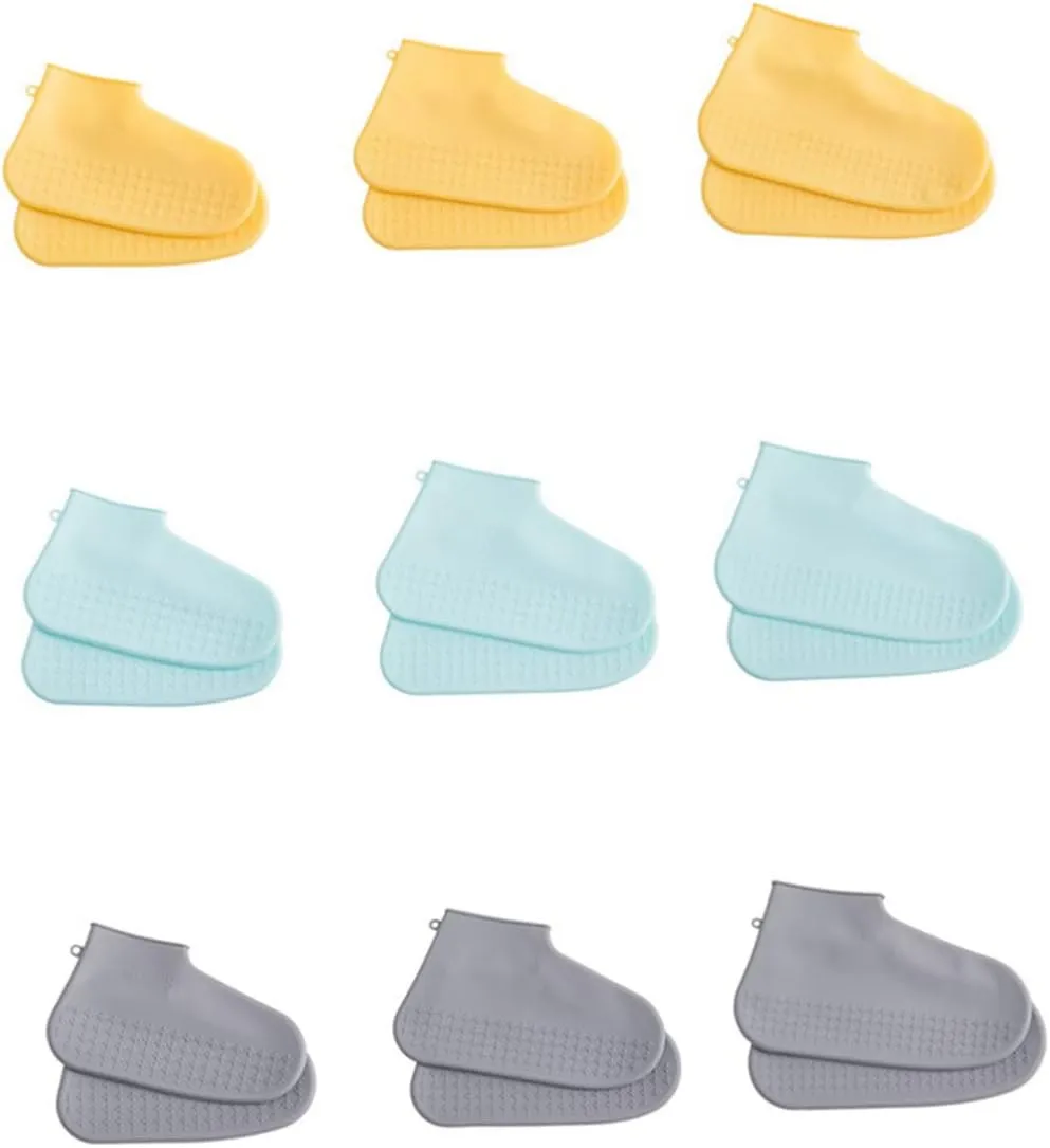 Rubber Shoe Protectors White Doves for Decoration Anti Slip Shoe Protector Silicone Overshoes Waterproof