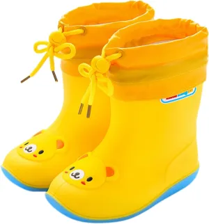 Rubber Soft Water Shoes for Toddler Baby Infant Beach Pool Boots Flat Non Slip Outdoor Sport Rain Boots Lightweight