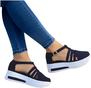 Sandals for Women Dressy Summer, Sandals for Women Causal Summer Peep Toe Platform Sandals Shoes Ladies Flip Flops