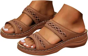 Sandals for Women Dressy Summer, Womens Sandals Comfy Platform Sandal Shoes Comfortable Summer Beach Travel Sandals
