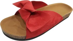 Sandals Women Fashion, Summer Bow Tie Flip Flops Flat Platform Sandals Casual Breathable Open Toe Sandals