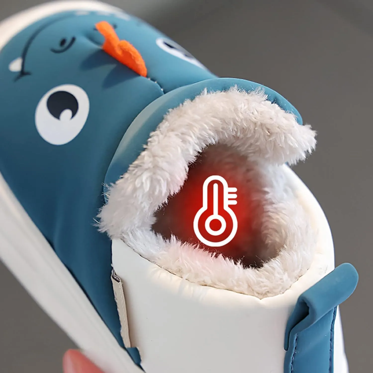 Slipper for Kids Size 2 Children Cotton Slippers Boys Smlie Dinosaur Bag With Cotton Shoes Household 8c Boys Sandals