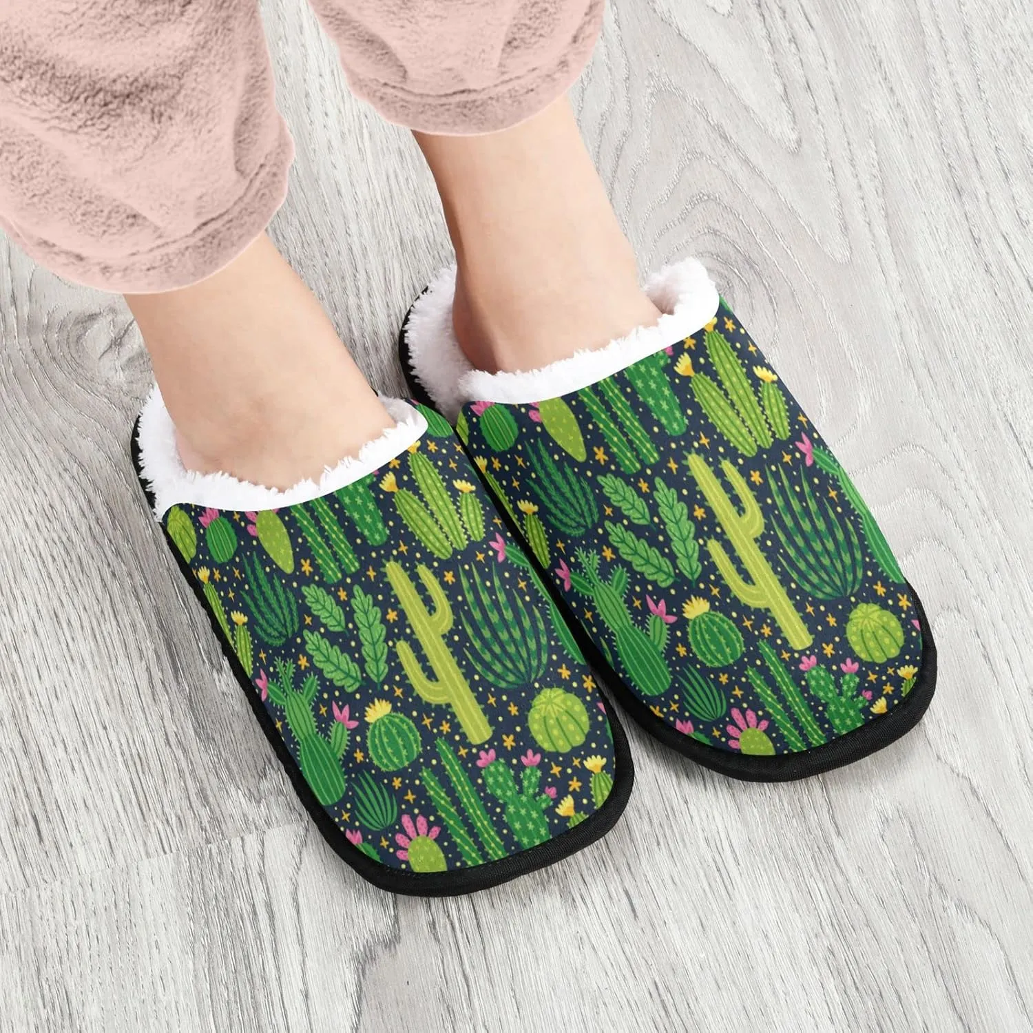 Slippers for Women Men, Memory Foam House Slippers, Non-Slip Indoor Outdoor Winter Bedroom Shoes