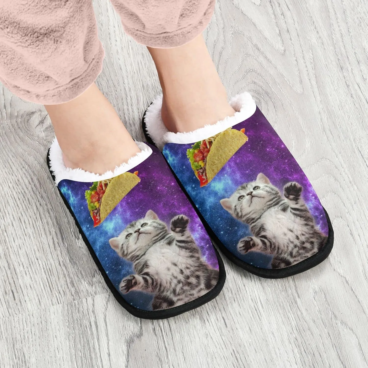 Slippers for Women Men, Memory Foam House Slippers, Non-Slip Indoor Outdoor Winter Bedroom Shoes