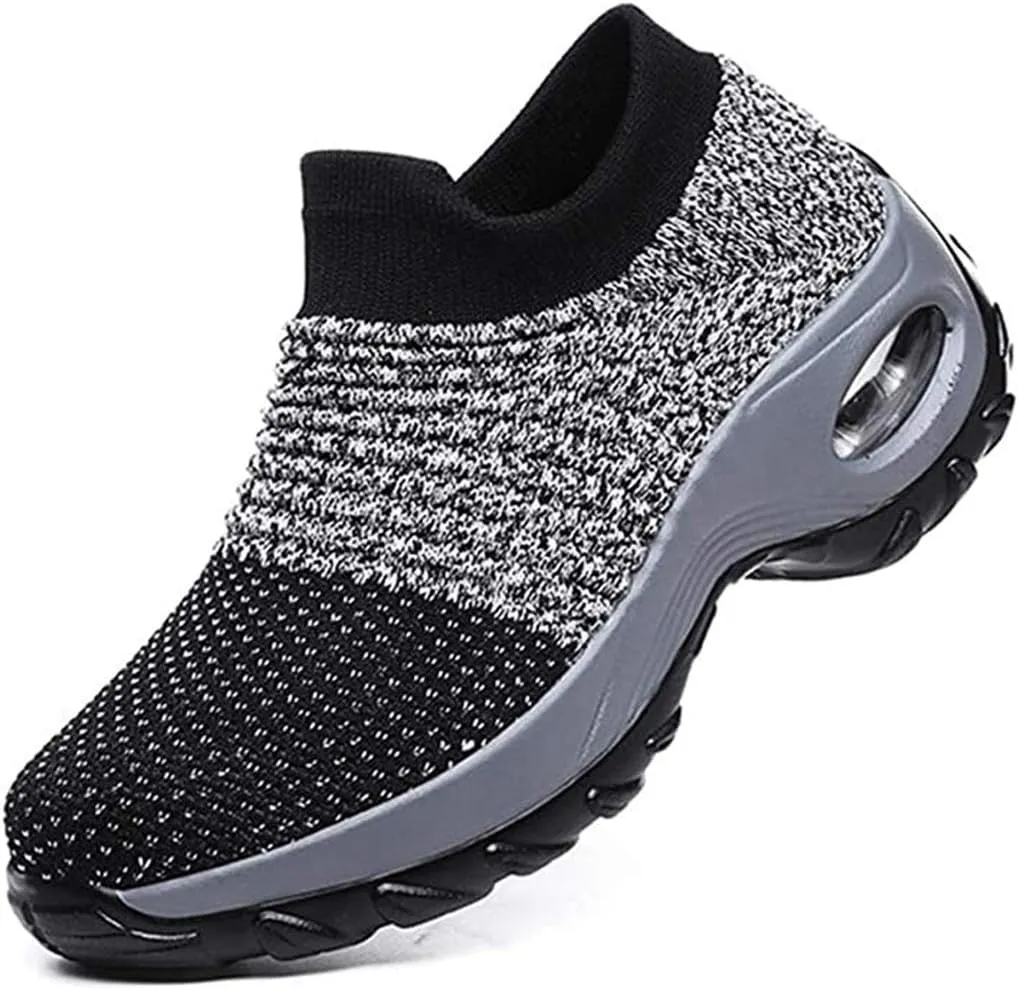 Super Soft Women’s Walking Shoes Ladies Soft Comfy Sole Sneakers Sock Shoes