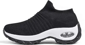Super Soft Women’s Walking Shoes Ladies Soft Comfy Sole Sneakers Sock Shoes