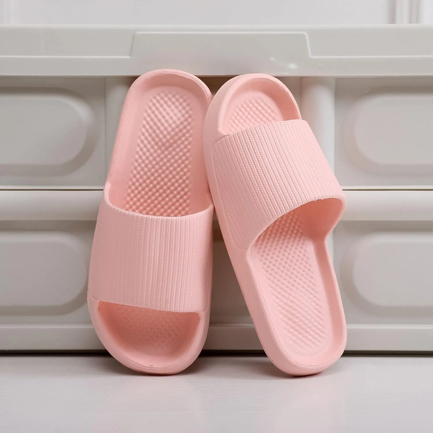 Swimming Sandals for Men Sport Post Run Recovery Slide Sandal Bathroom and Pool Sandals Indoor Slipper for Gym Soft Sole