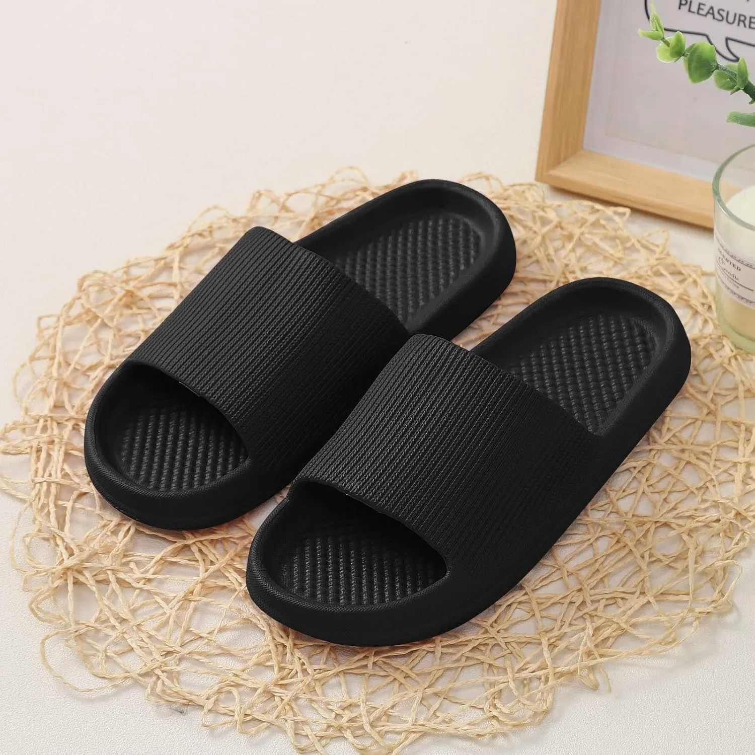 Swimming Sandals for Men Sport Post Run Recovery Slide Sandal Bathroom and Pool Sandals Indoor Slipper for Gym Soft Sole