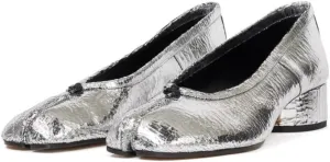 Tabi Shoes Leather Split Toe Cute Slip On Low Heel Chunky Block Heels for Women Girls - Retro Trendy Casual Comfortable Walking Lightweight Loafers All-Match for Daily Wear Standing All Day Office