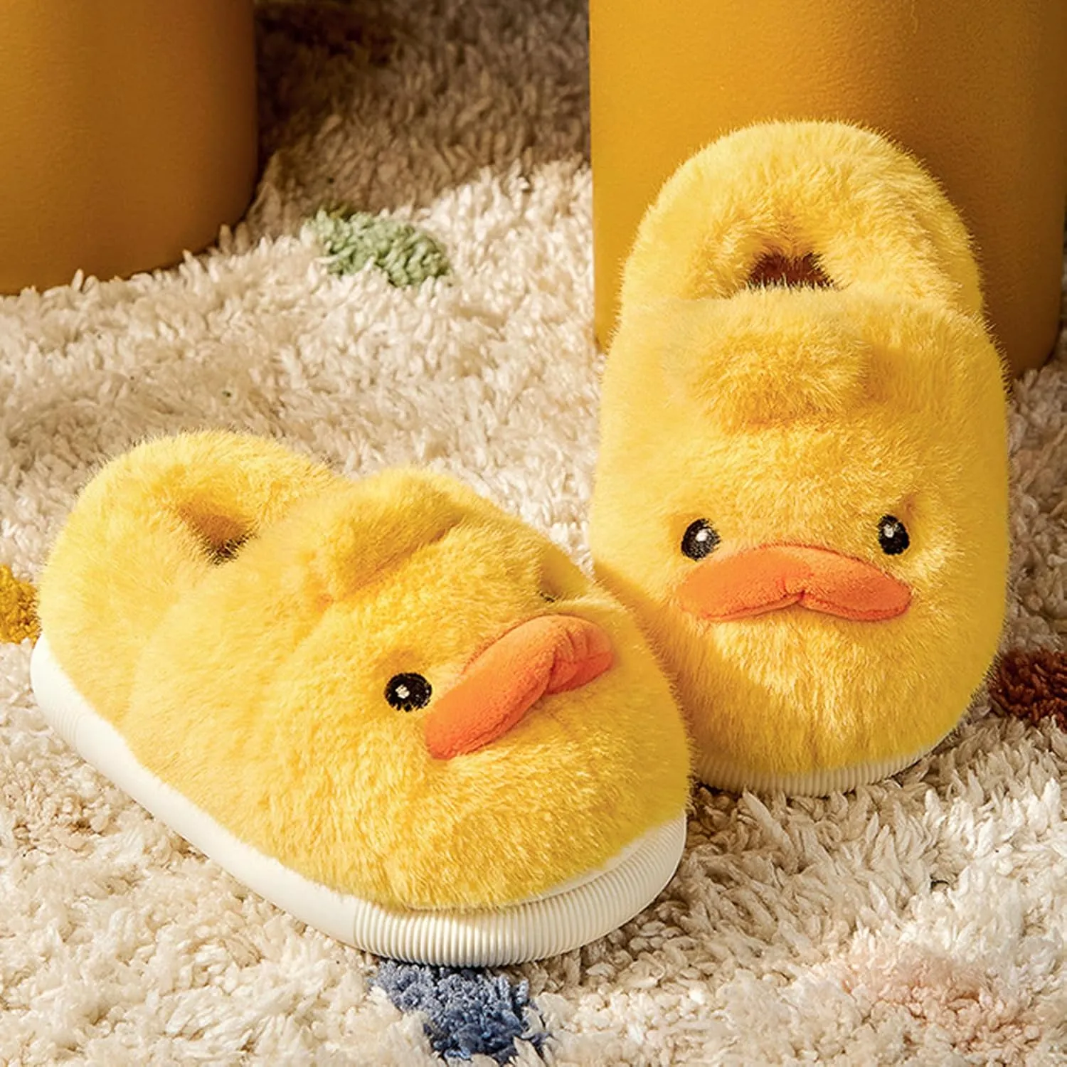 Toddler Boys Girls Dinosaur Slippers Kids Warm House Shoes Indoor Bedroom Shoes