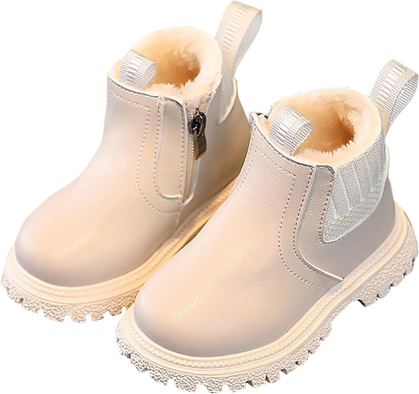 Toddler Walking Shoes Ankle Boots Winter Snow Boots for Infant Shoes High Top Combat Ankle Boots Baby Lightweight Slip on First Walker,Winter Warm Shoes Walking Shoes Boy Girl Outdoor Booties